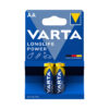 Батарейка VARTA Longlife Power Mignon 1.5V - LR6/AA 2 шт в блистере