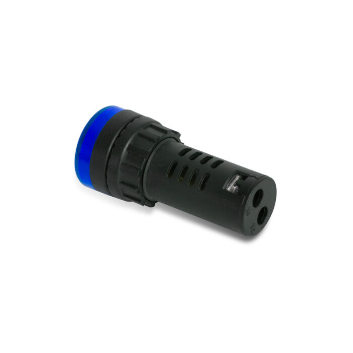 Лампа светодиодная универсальная ANDELI AD16-22D 220V AC/DC (синия) — изображение 2