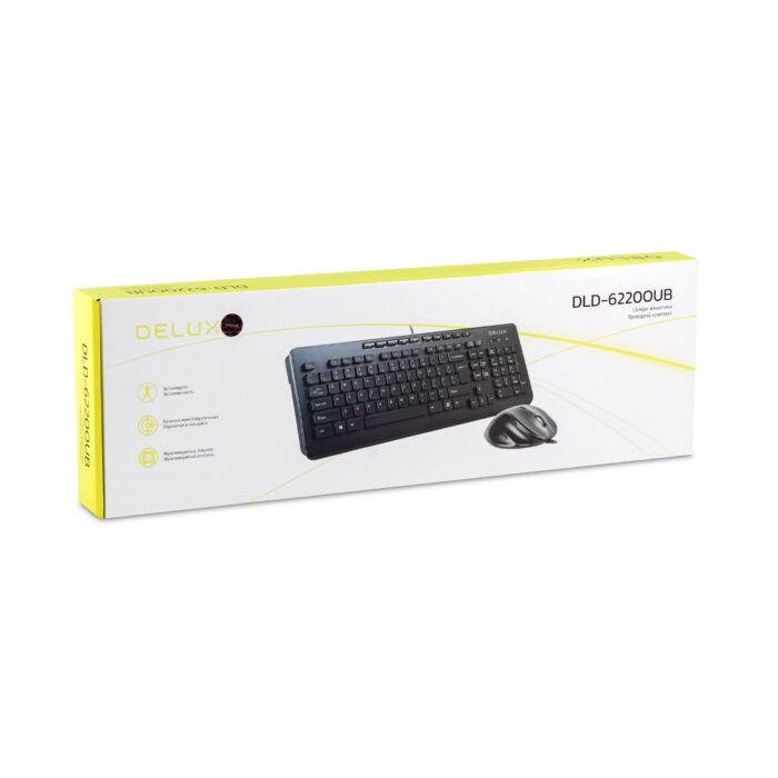 Комплект Клавиатура + Мышь Delux DLD-6220OUB — изображение 3