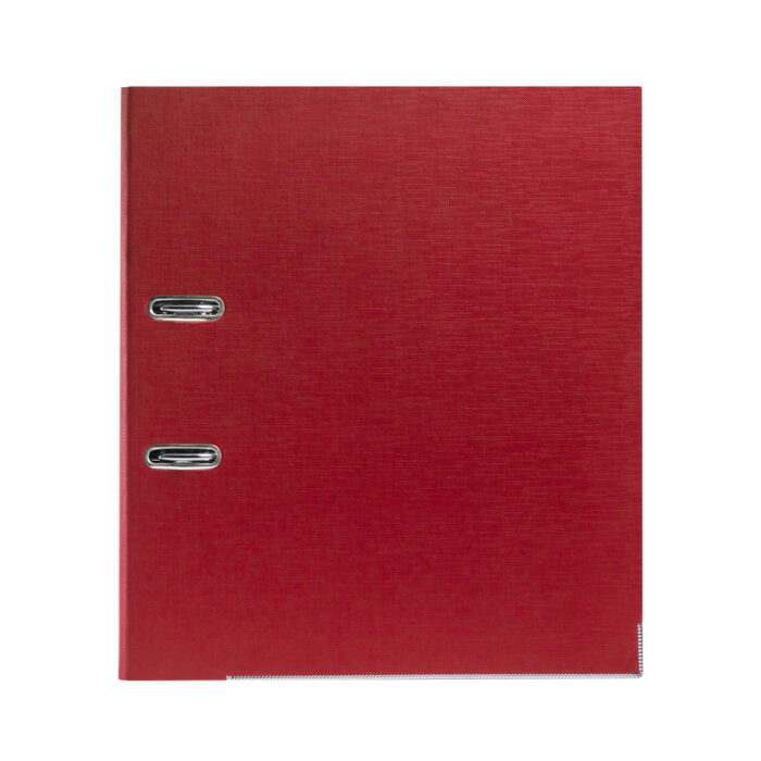 Папка-регистратор Deluxe с арочным механизмом, Office 3-RD24 (3" RED), А4, 70 мм, красный — изображение 2