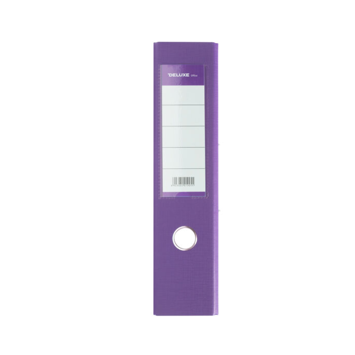 Папка-регистратор Deluxe с арочным механизмом, Office 3-PE1 (3" PURPLE), А4, 70 мм, фиолетовый — изображение 3