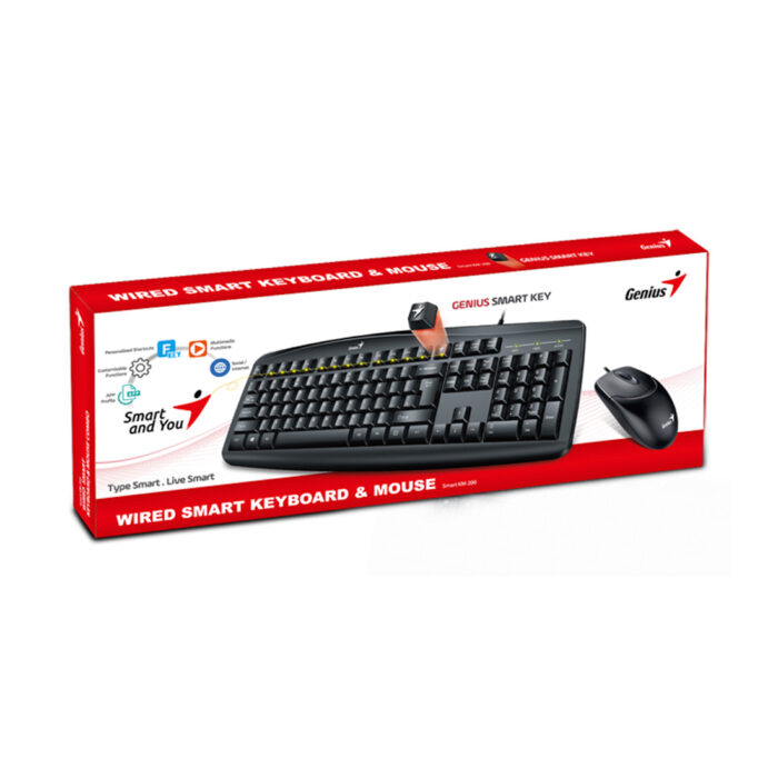 Комплект Клавиатура + Мышь Genius Smart KM-200 — изображение 3