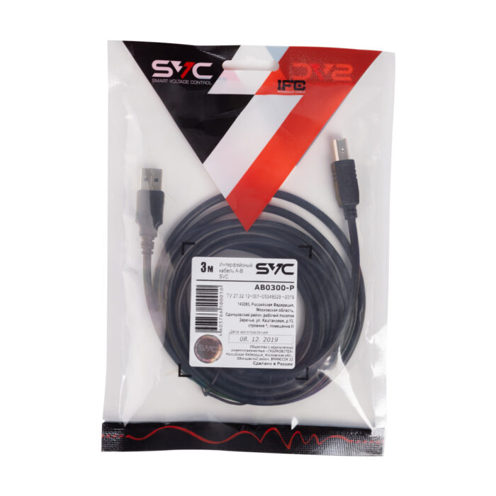 Интерфейсный кабель A-B SVC AB0300-P — изображение 2