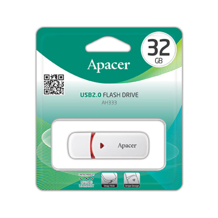 USB-накопитель Apacer AH333 32GB Белый — изображение 3