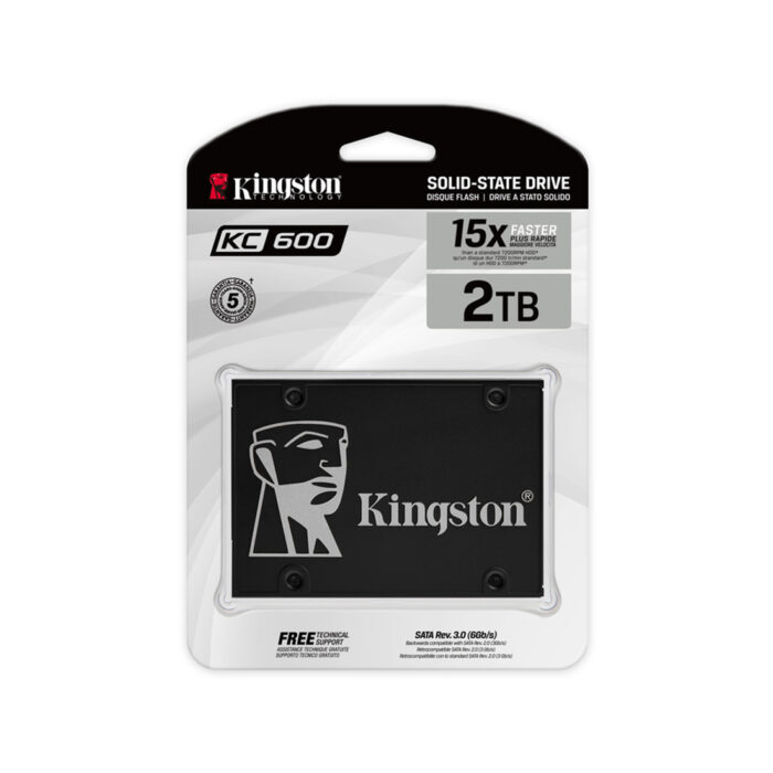 Твердотельный накопитель SSD Kingston SKC600/2048G SATA III 2.5" — изображение 3