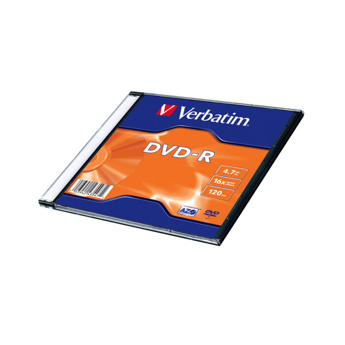 Диск DVD-R Verbatim (43547) 4.7GB 1штука Незаписанный — изображение 2
