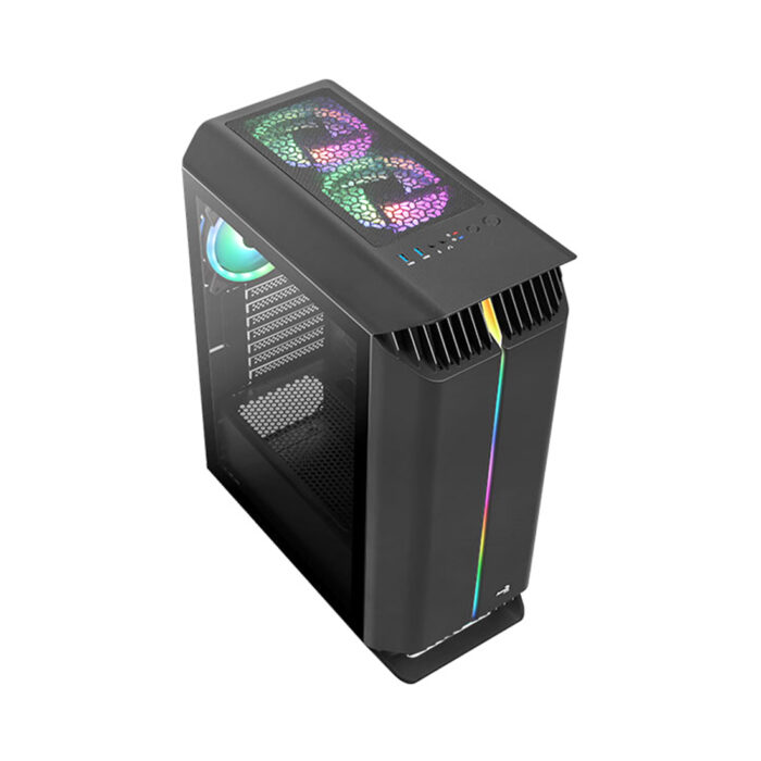 Компьютерный корпус Aerocool Gladiator Duo-G-BK-v1 без Б/П — изображение 2