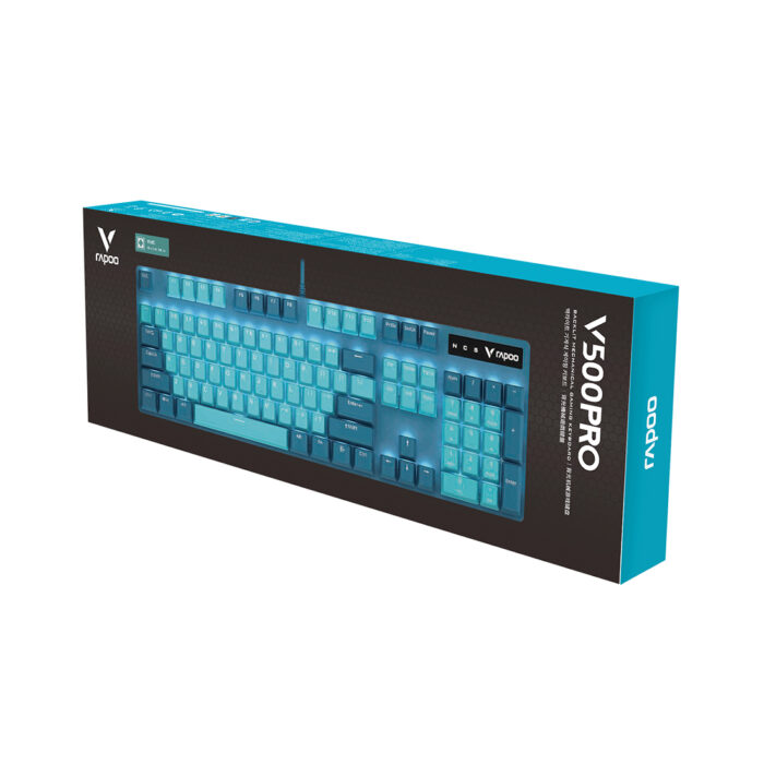 Клавиатура Rapoo V500PRO Cyan Blue — изображение 3