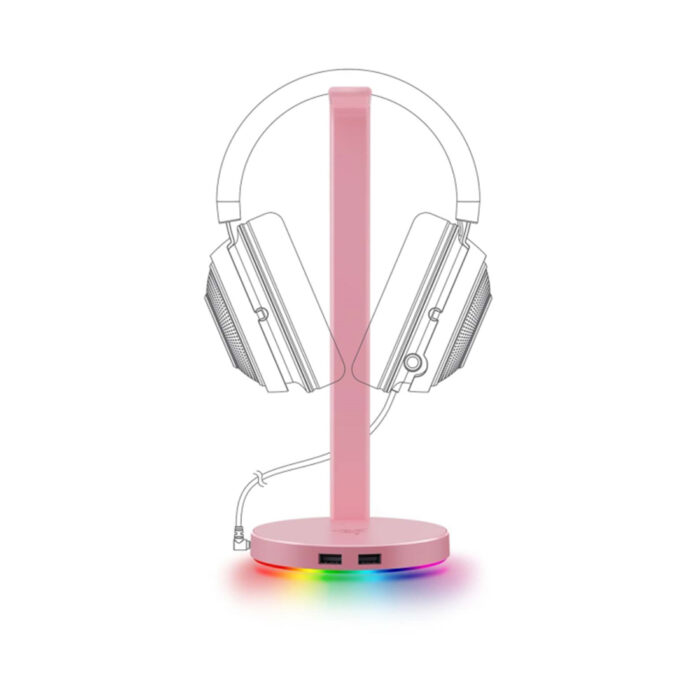 Подставка для наушников Razer Base Station V2 Chroma - Quartz — изображение 3