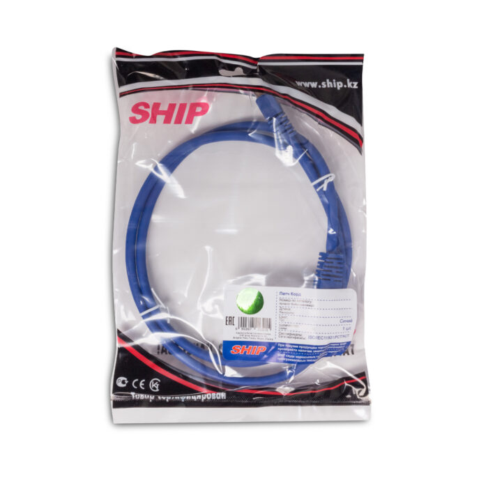 Патч Корд SHIP Cat 6A SFTP LSZH RJ-45 1 м S8025BL0100-P — изображение 3