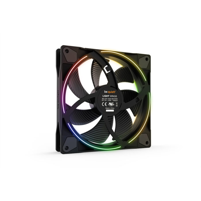 Вентилятор для компьютерного корпуса Bequiet! Light Wings 140mm PWM ARGB Triple Pack — изображение 2