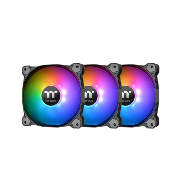 Кулер для компьютерного корпуса Thermaltake Pure Plus 12 RGB TT Premium Edition (3-Fan Pack) — изображение 2