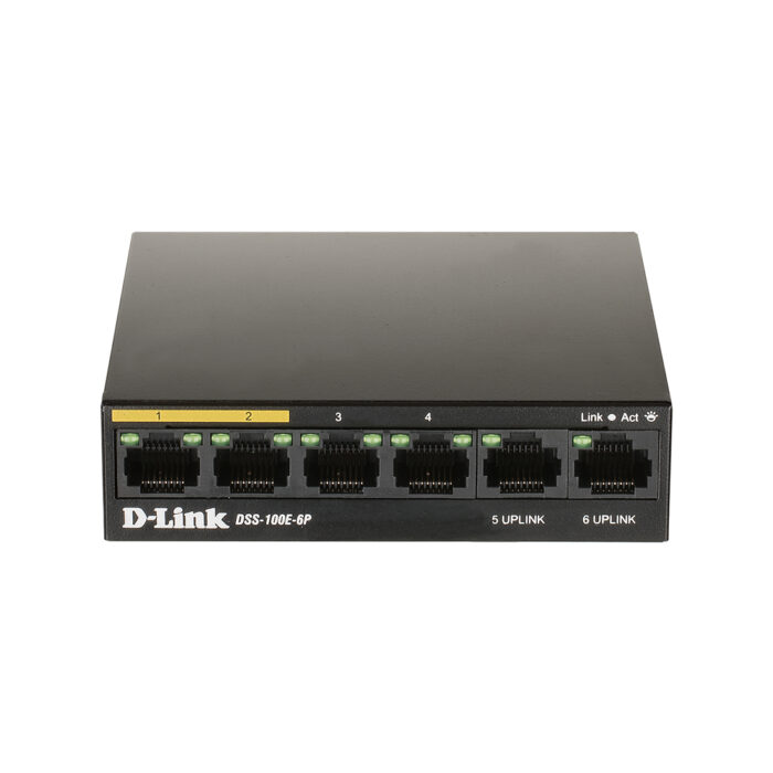 Коммутатор D-Link DSS-100E-6P/A1A — изображение 2