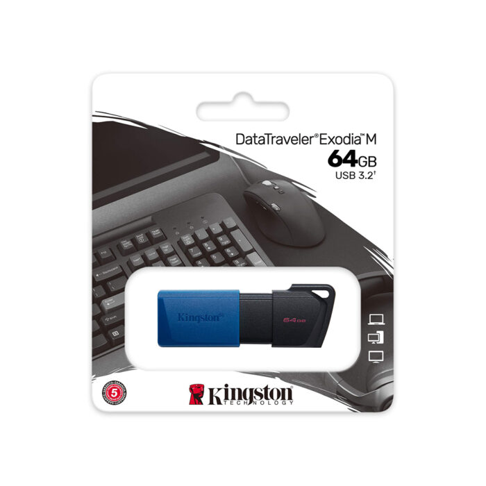 USB-накопитель Kingston DTXM/64GB 64GB Синий — изображение 3