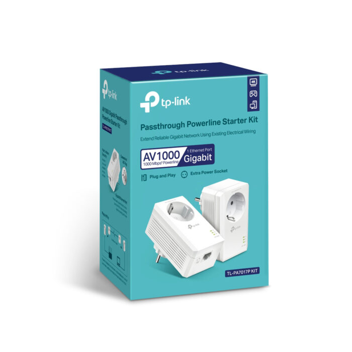 Комплект Powerline адаптеров TP-Link TL-PA7017P KIT — изображение 2