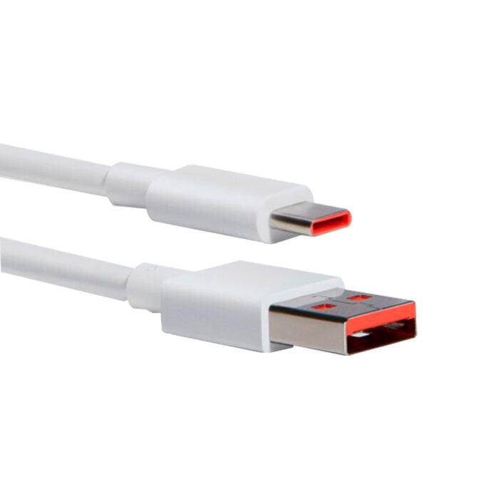 Интерфейсный кабель Xiaomi 6A Type-A to Type-C Cable Белый — изображение 2