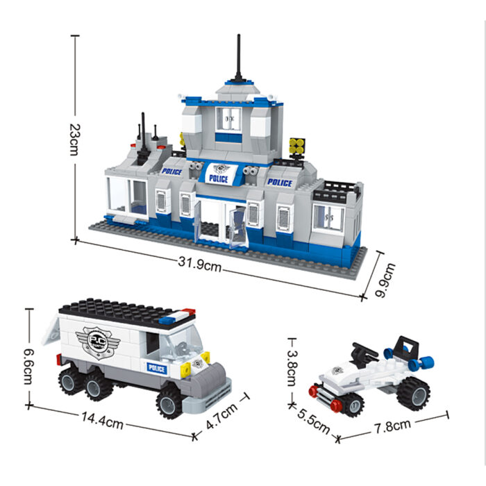 Игровой конструктор Keyixing 23701 ПАТРУЛЬ (459 деталей в наборе) — изображение 2