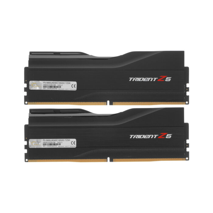 Комплект модулей памяти G.SKILL Trident Z5 F5-5600J4040C16GX2-TZ5K DDR5 32GB (Kit 2x16GB) 5600MHz — изображение 2