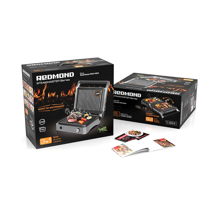 Гриль Redmond SteakMaster RGM-M814 Серебро — изображение 3