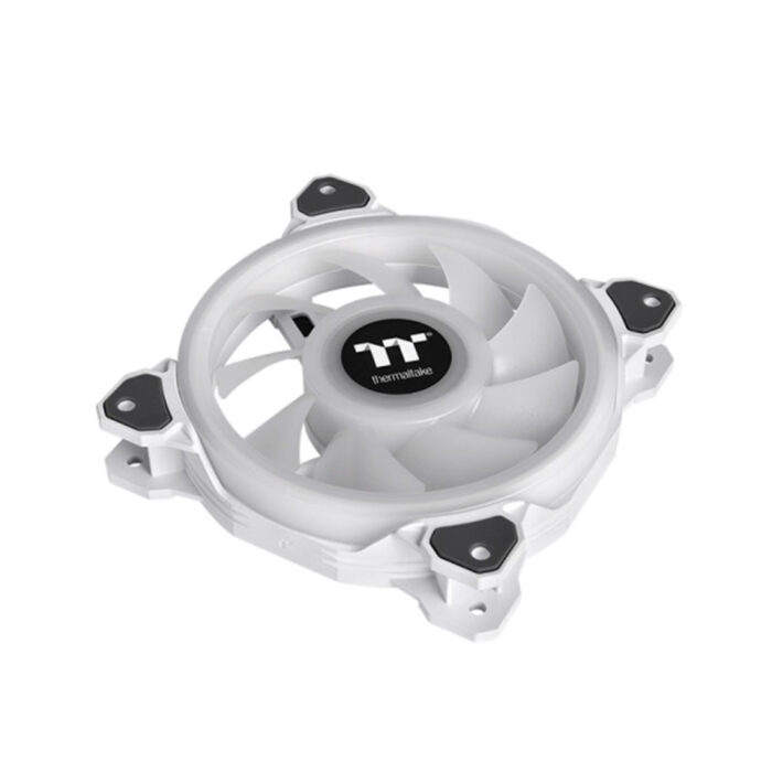 Кулер для компьютерного корпуса Thermaltake Riing Quad 12 RGB White (3-Fan Pack) — изображение 2
