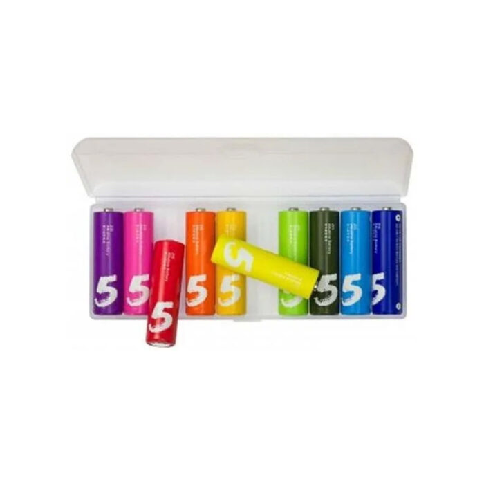 Батарейки Xiaomi AA Rainbow Batteries (10 штук в упаковке) — изображение 2