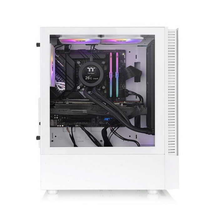 Компьютерный корпус Thermaltake View 200 TG Snow ARGB без Б/П — изображение 3