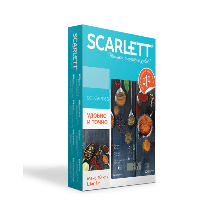 Весы кухонные Scarlett SC-KS57P68 — изображение 3