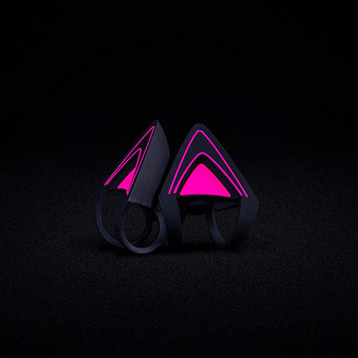 Накладные кошачьи ушки на гарнитуру Razer Kitty Ears for Kraken - Neon Purple — изображение 3