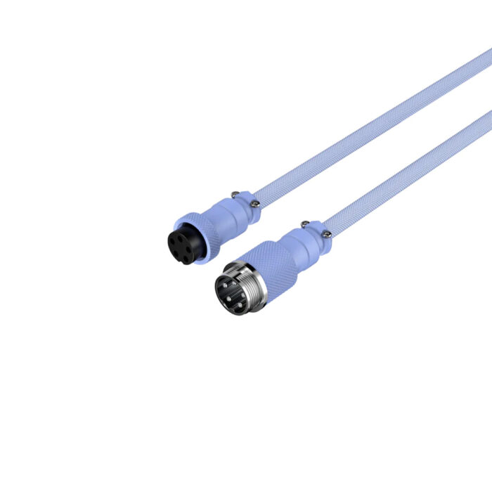 Провод для механической клавиатуры HyperX USB-C Coiled Cable Light Purple 6J682AA — изображение 3