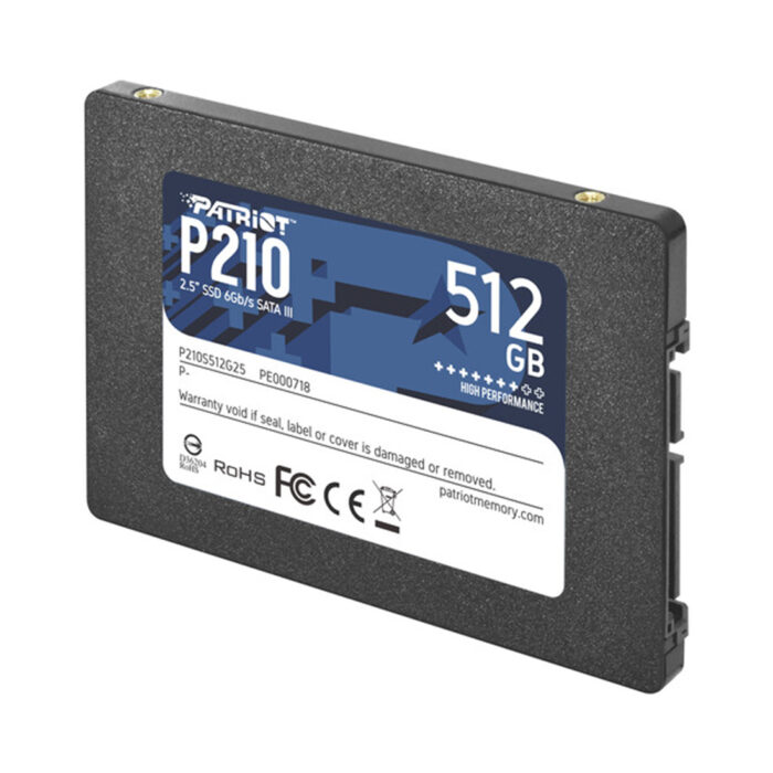 Твердотельный накопитель SSD Patriot P210 512GB SATA — изображение 3