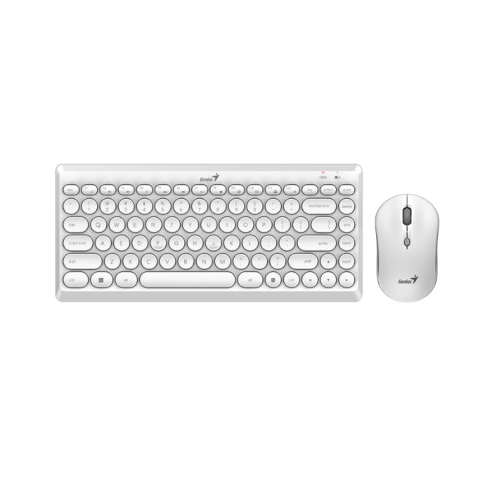Комплект Клавиатура + Мышь Genius Luxemate Q8000 White — изображение 2