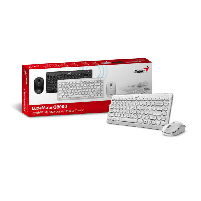 Комплект Клавиатура + Мышь Genius Luxemate Q8000 White — изображение 3