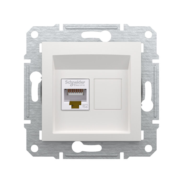 Розетка компьютерная SE EPH4370121 Asfora RJ45 кат. 5е механизм белый — изображение 2