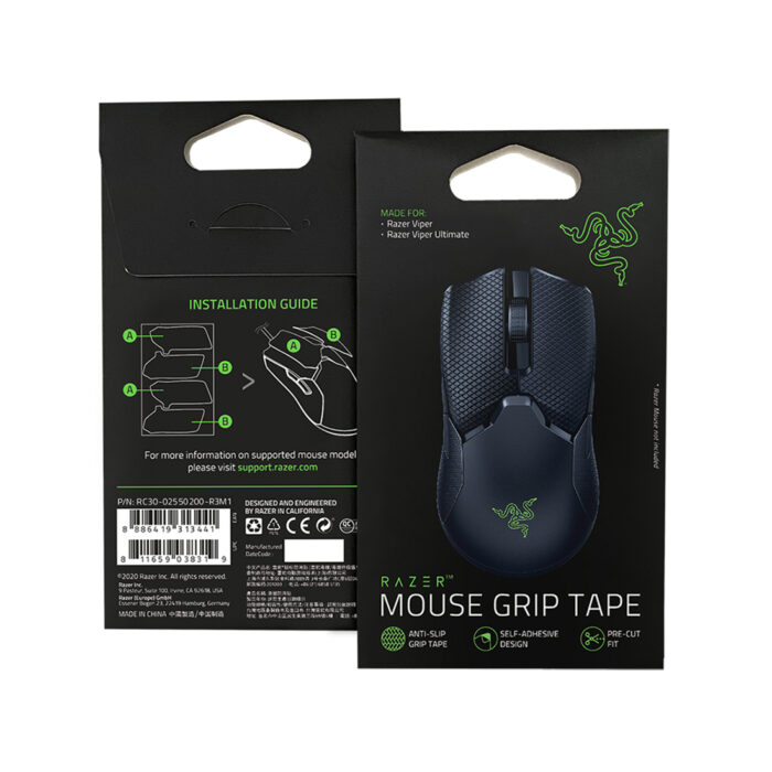 Противоскользящие наклейки для компьютерной мыши Razer Mouse Grip Tape Viper/Viper Ultimate — изображение 2
