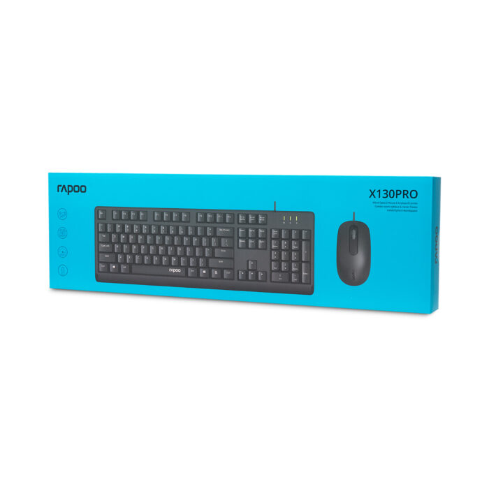 Комплект Клавиатура + Мышь Rapoo X130PRO — изображение 3