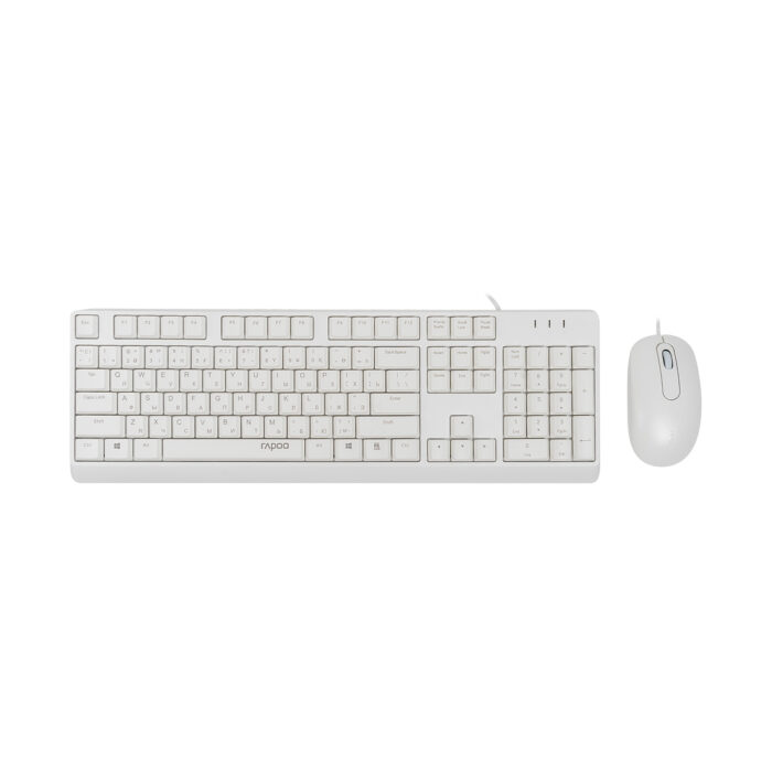Комплект Клавиатура + Мышь Rapoo X130PRO White — изображение 2