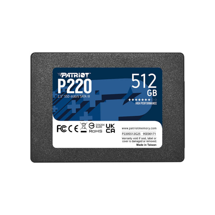 Твердотельный накопитель SSD Patriot P220 512GB SATA III — изображение 2