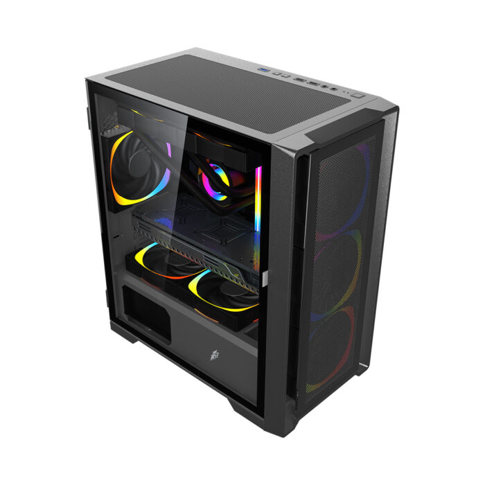 Компьютерный корпус 1STPLAYER TRILOBITE T4-BK без Б/П — изображение 2