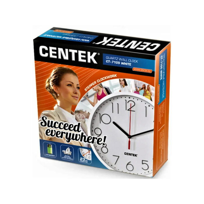 Часы настенные Centek СТ-7105 Белый — изображение 2