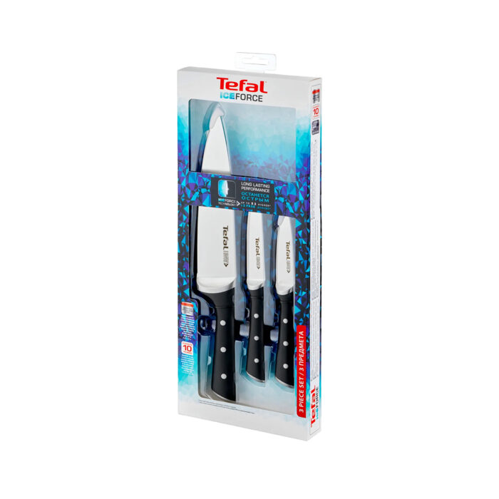 Набор ножей Tefal Ice force stainless steel K2323S74 3шт — изображение 3