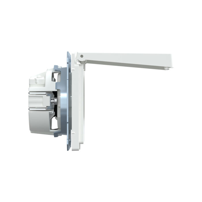 Розетка MERTEN MTN2314-6035 D-Life 16А с з/к с крышкой IP44 белый лотос — изображение 2
