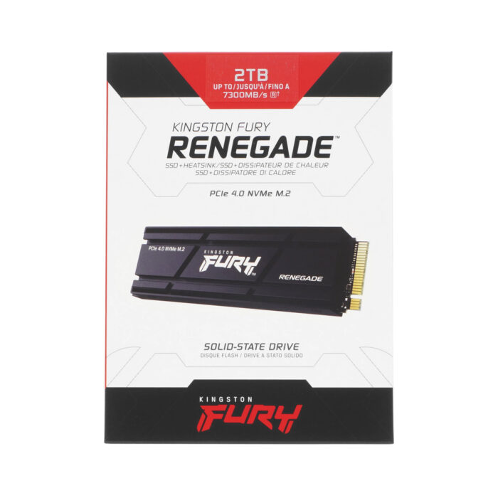 Твердотельный накопитель SSD Kingston FURY Renegade SFYRDK/2000G M.2 NVMe PCIe 4.0 HeatSink — изображение 3