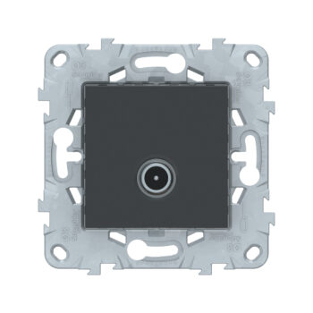 Розетка TV SE NU546254 Unica New одиночная антрацит