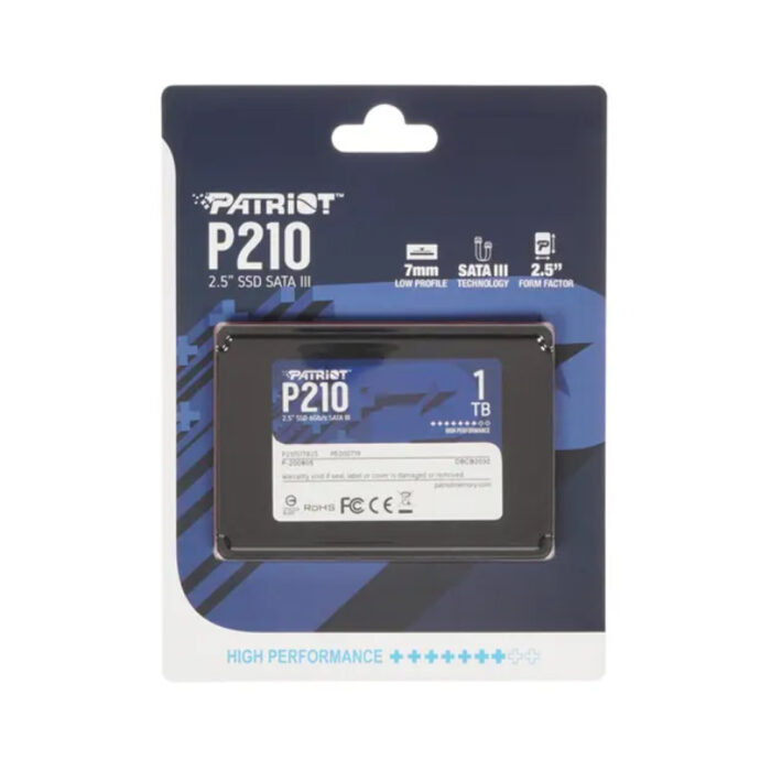 Твердотельный накопитель SSD Patriot P210S1TB25 1TB SATA — изображение 2