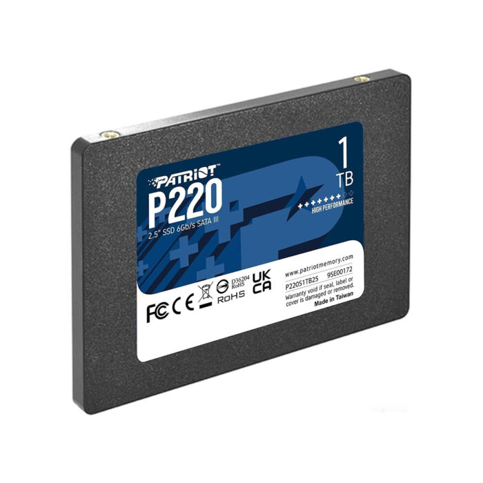 Твердотельный накопитель SSD Patriot P220 1TB SATA III — изображение 3