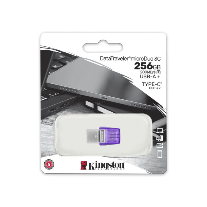 USB-накопитель Kingston DTDUO3CG3/256GB 256GB Фиолетовый — изображение 3