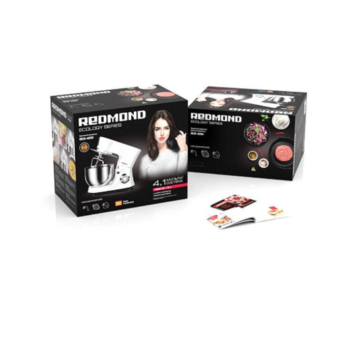 Кухонная машина Redmond RKM-4050 Белый металлик — изображение 3