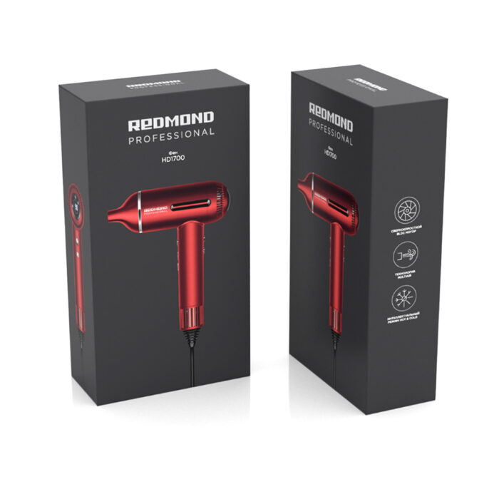 Фен Redmond HD1700 Красный — изображение 3