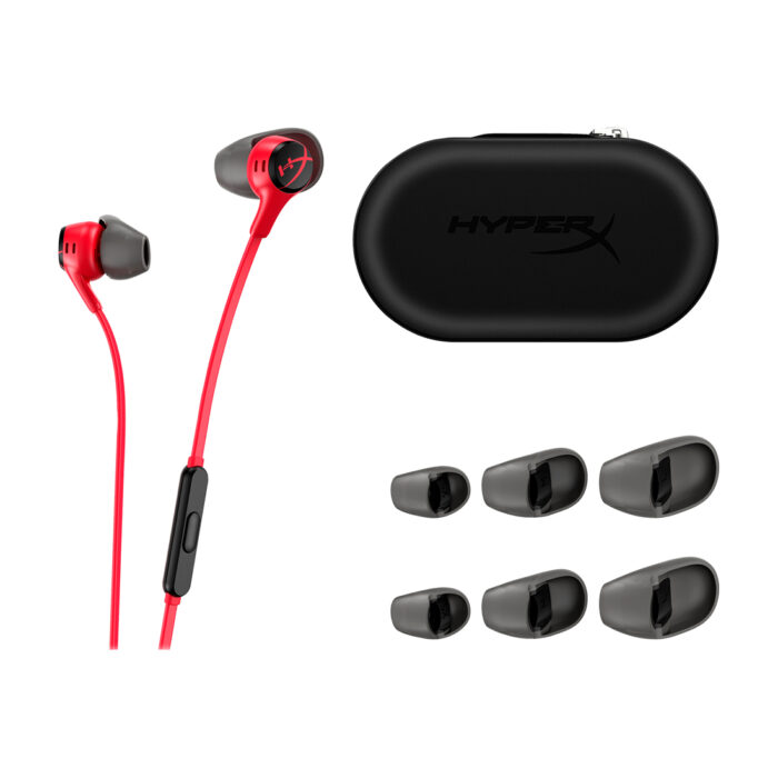 Наушники с микрофоном HyperX Cloud Earbuds II Red 705L8AA — изображение 3