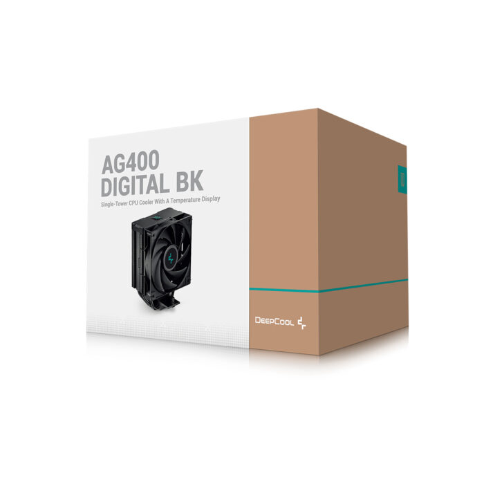 Кулер для процессора Deepcool AG400 DIGITAL BK ARGB — изображение 3